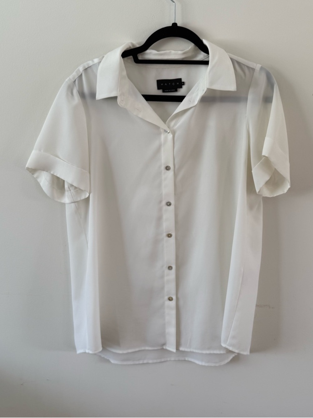 Hatch Maternity white blouse